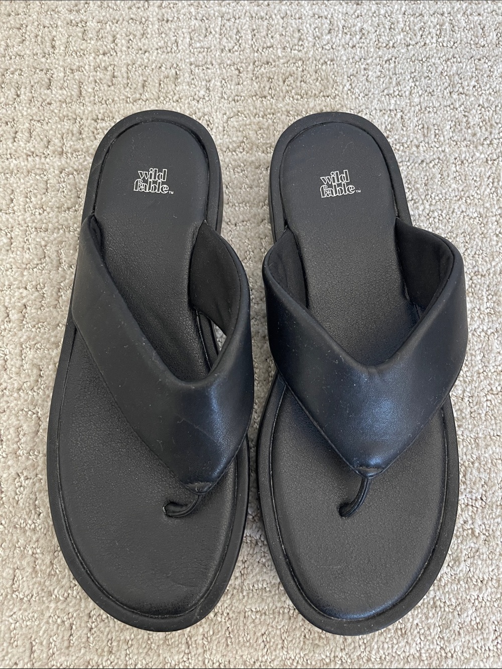 Wild Fable Platform Flip Flops 9.5